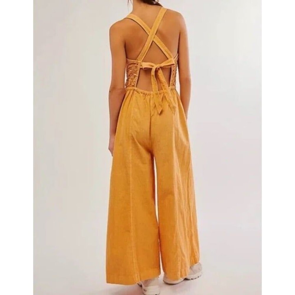 NWT FREE PEOPLE Forever And Always Ruched Melo Pearl  SIZE M Retail: $128 - Picture 3 of 5
